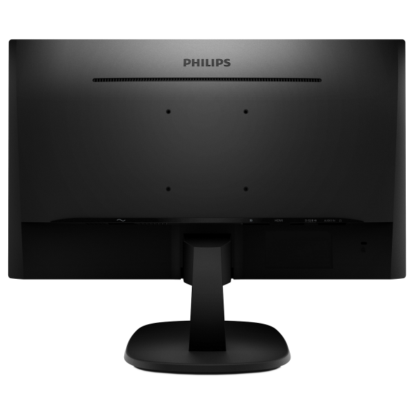 Monitor Philips 273V7QJAB - Display 27 pollici Wide W-LED - 16:9 - 1920x1080 Full-HD - Luminosità 250 cd/m2 - Contrasto 1000:1, Din. 10.000.000:1 - 4ms (GtG) - VGA, Hdmi, DisplayPort - Multimediale 2