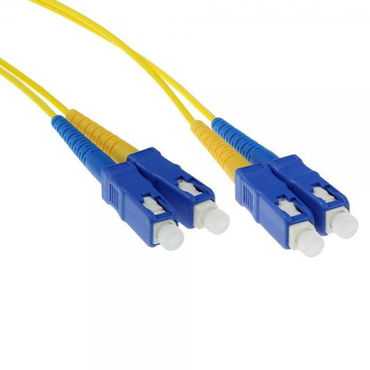 ACT RL3900 cavo a fibre ottiche 0,5 m SC OS2 Giallo