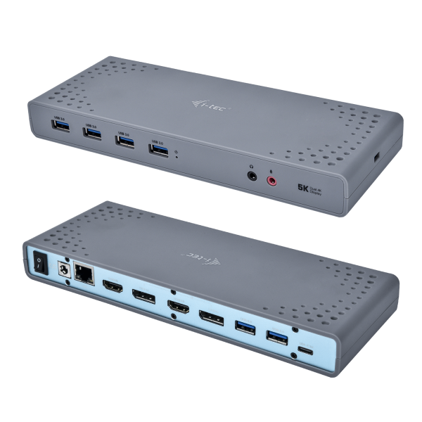 i-tec USB 3.0 / USB-C / Thunderbolt 3 Dual Display Docking Station