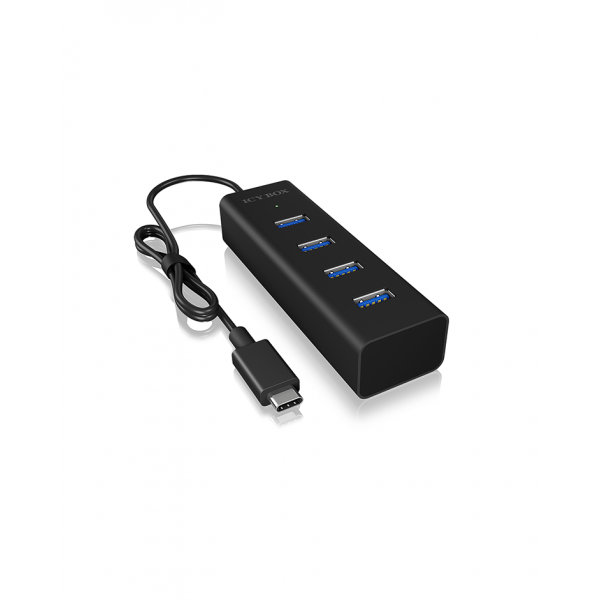 ICY BOX IB-HUB1409-C3 USB 3.2 Gen 1 (3.1 Gen 1) Type-C 5000 Mbit/s Nero