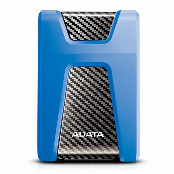 ADATA Externí HDD 2TB 2.5" USB 3.1 DashDrive Durable HD650, modr (gumov, nárazu odoln) (AHD650-2TU31-CBL)