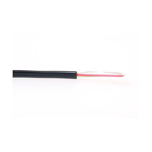 ACT 4-wire Modular Flatcable 100 m Nero