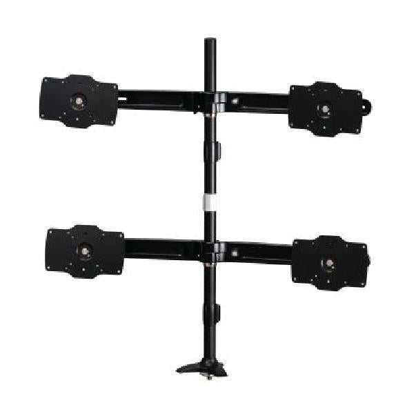 QUAD MONITOR GROMMET MOUNT - MAX 32IN DISP