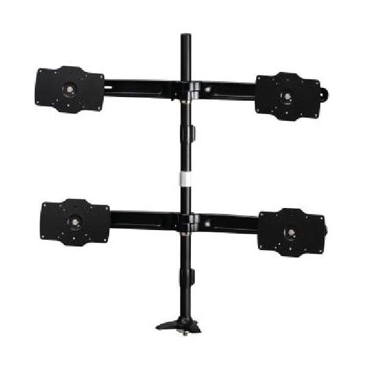 QUAD MONITOR GROMMET MOUNT - MAX 32IN DISP
