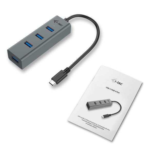 i-tec Metal USB-C HUB 4 Port (USB-C METAL 4-PORT HUB)