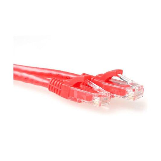ACT Cat6A UTP 10m cavo di rete Rosso