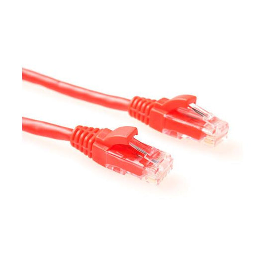 ACT CAT6 UTP 10.00 m cavo di rete Rosso 10 m