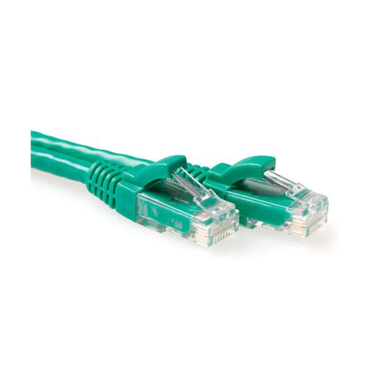 ACT CAT6A UTP (IB 2701) 1m cavo di rete Verde U/UTP (UTP)