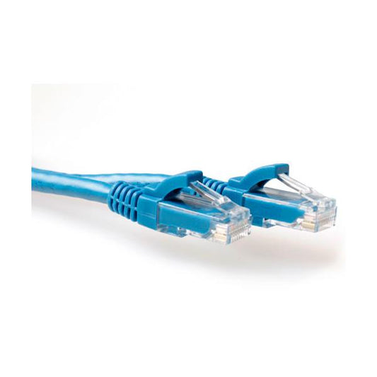 ACT Cat6A UTP 0.5m cavo di rete Blu 0,5 m