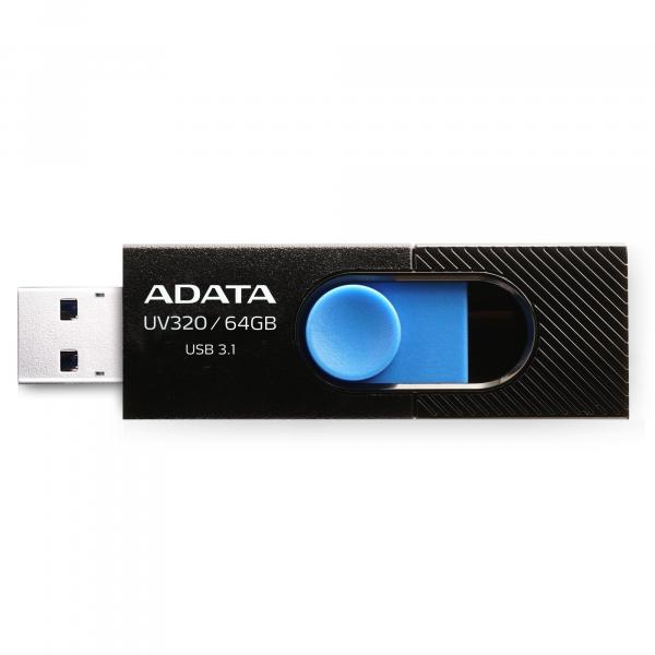 ADATA UV320 unità flash USB 64 GB USB tipo A 3.2 Gen 1 (3.1 Gen 1) Nero, Blu