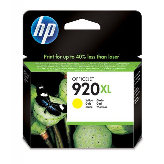 HP 920XL Yellow Officejet Ink Cartridge cartuccia d'inchiostro 1 pz Originale Resa elevata (XL) Giallo