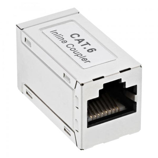 InLine Adattatore femmina-femmina cat. 6, presa 2x RJ45, schermato