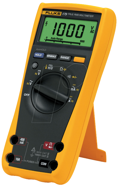 Fluke 179 True RMS - 9V - 9 V - 90 mm - 43 mm - 185 mm - 420 g (1592842)