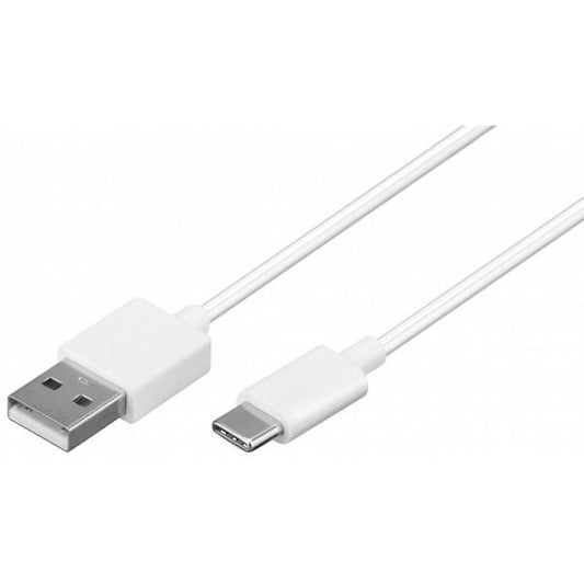 Goobay 59130 cavo USB USB 2.0 2 m USB A USB C Bianco (goobay - USB Type-C kabel - USB-C til)