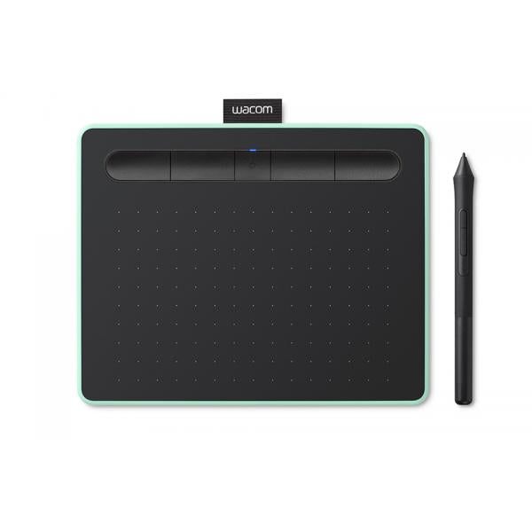Wacom Intuos S tavoletta grafica 2540 lpi (linee per pollice) 152 x 95 mm USB/Bluetooth Nero, Verde