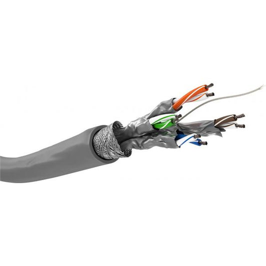 Goobay 100m CAT6 cavo di rete Grigio