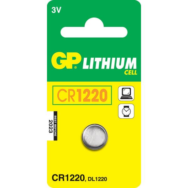 GP Batteries Lithium Cell CR1220 Single-use battery Litio 3 V