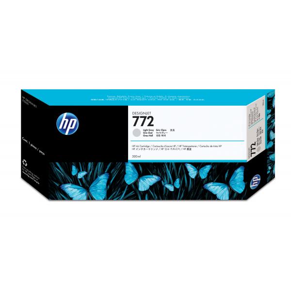 HP Cartuccia inchiostro grigio chiaro DesignJet 772, 300 ml