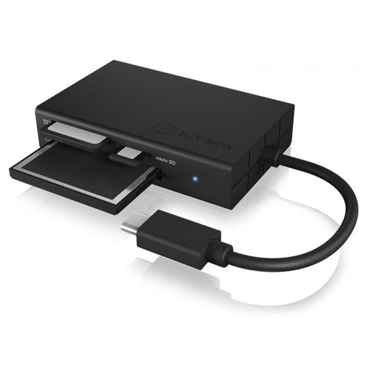 ICY BOX IB-CR401-C3 USB 3.0 (3.1 Gen 1) Type-C Nero lettore di schede