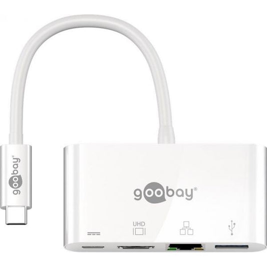 Goobay 62105 adattatore grafico USB 3840 x 2160 Pixel Bianco