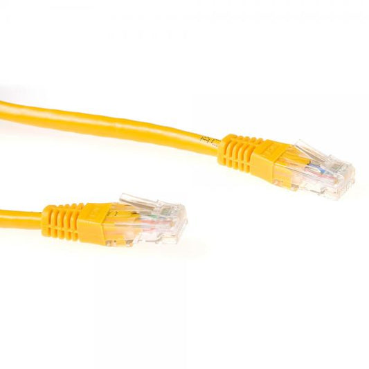 ACT IB8800 cavo di rete Giallo 0,5 m Cat6 U/UTP (UTP)