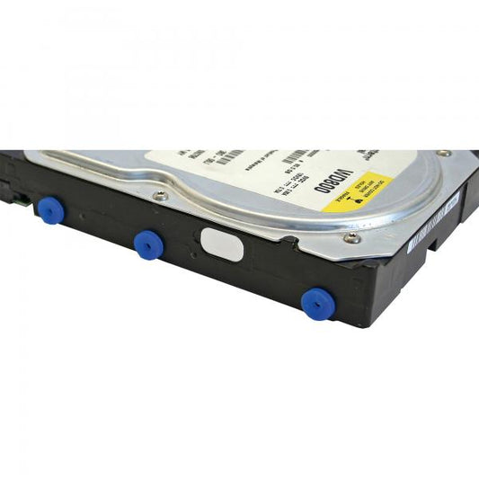 InLine Distanziale disaccoppiatore antivibrazione in silicone CD/DVD. Conf.8pz