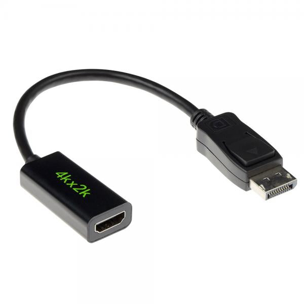 ACT AK3994 cavo e adattatore video 0,15 m DisplayPort HDMI A Nero