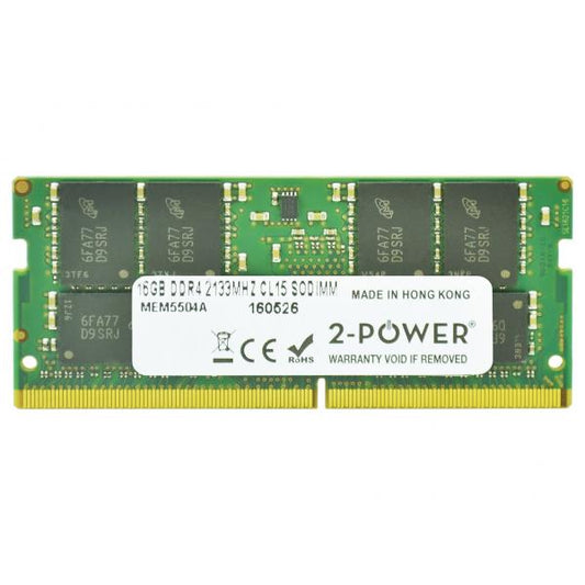 2-Power 2P-KCP421SD8/16 memoria 16 GB 1 x 16 GB DDR4 (16GB DDR4 2133MHZ CL15 SoDIMM)