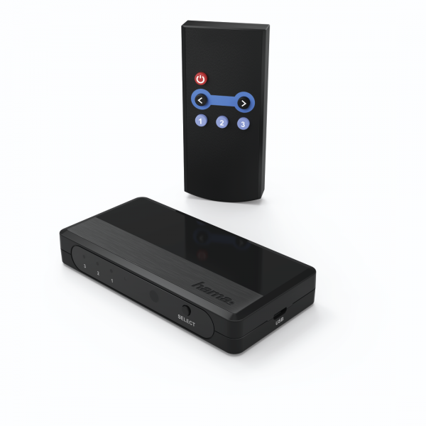 Hama 00121760 conmutador de vídeo HDMI
