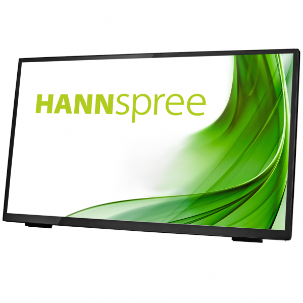 Hannspree HT 248 PPB Monitor PC 60,5 cm [23.8] 1920 x 1080 Pixel Full HD LCD Touch screen Da tavolo Nero (23.8IN HT248PPB TOUCH IPS FHD - VGA DVI HDMI 5MS 1000:1)