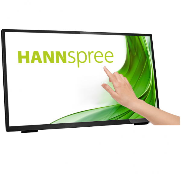Hannspree HT 248 PPB Monitor PC 60,5 cm [23.8] 1920 x 1080 Pixel Full HD LCD Touch screen Da tavolo Nero (23.8IN HT248PPB TOUCH IPS FHD - VGA DVI HDMI 5MS 1000:1)