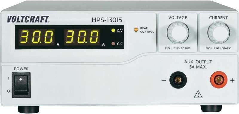 Voltcraft Labornetzgert, einstellbar HPS-13015 1 - 30 V/DC 0 - 15 A 450 W 1 x Remote (HPS-13015)