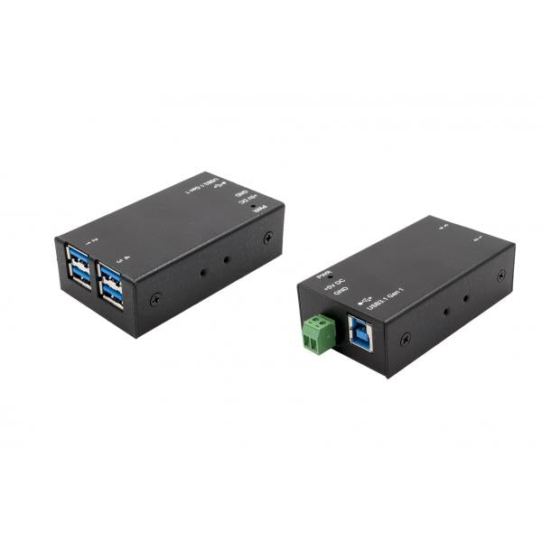 EXSYS EX-1180HMS hub di interfaccia USB 3.0 (3.1 Gen 1) Type-B 5000 Mbit/s Nero