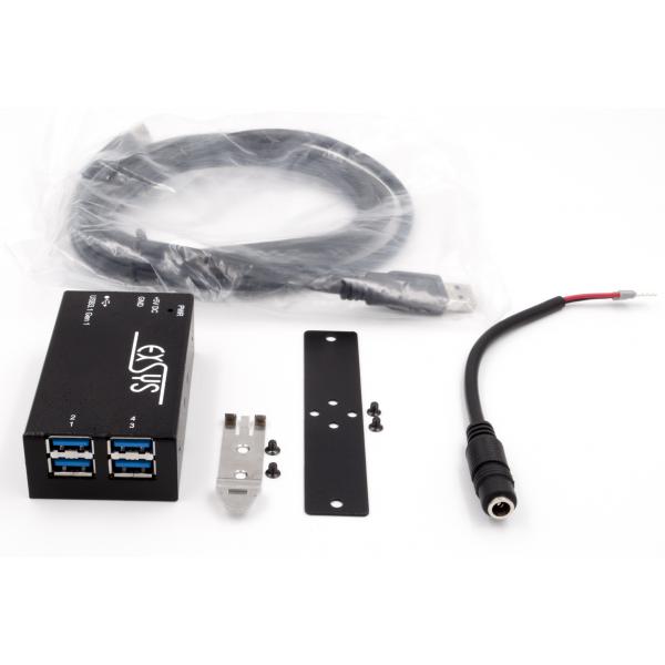 EXSYS EX-1180HMS hub di interfaccia USB 3.0 (3.1 Gen 1) Type-B 5000 Mbit/s Nero