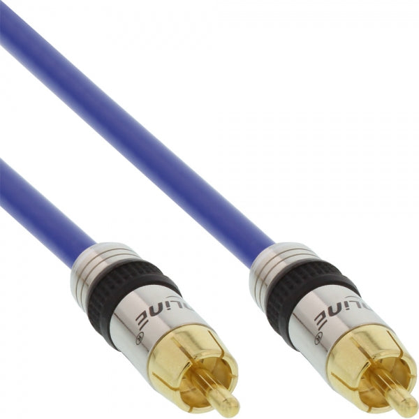 InLine 4043718018260 cavo audio 3 m RCA Blu
