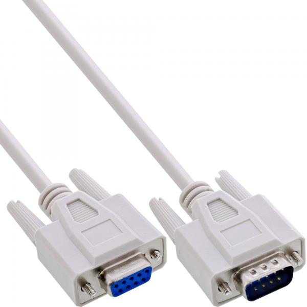 InLine 4043718002719 cavo seriale Beige 7 m DB-9