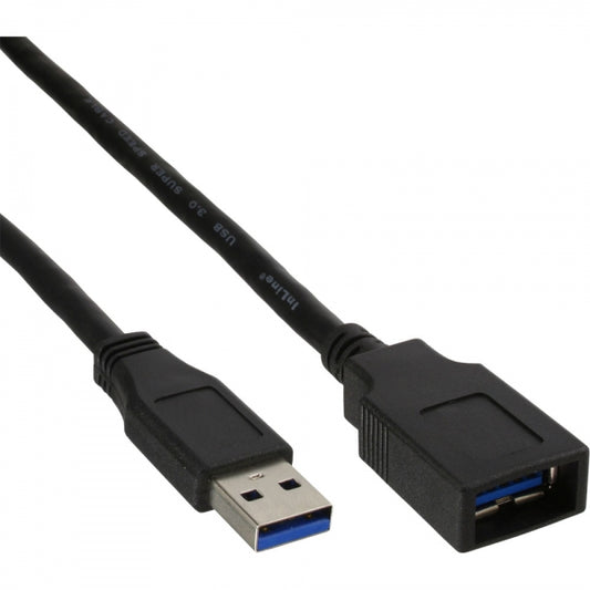 InLine 4043718153725 cavo USB 1,5 m USB 3.2 Gen 1 (3.1 Gen 1) USB A Nero