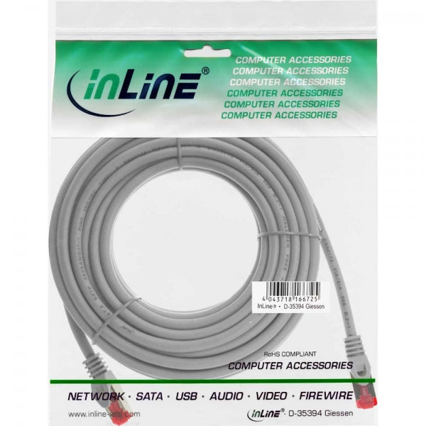 InLine 4043718154760 cavo di rete Grigio 7,5 m Cat6 S/FTP (S-STP)