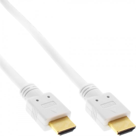 InLine 4043718215140 cavo HDMI 1 m HDMI tipo A (Standard) Bianco