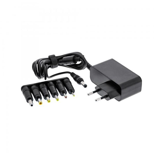 InLine Alimentatore Universale, 12V / 24W, con 6 spine intercambiabili
