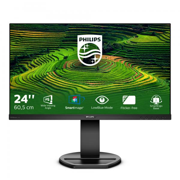 MONITOR PHILIPS 23.8 IPS VGA DVI HDMI PIVOT DP PHILIPS 241B8QJEB/00