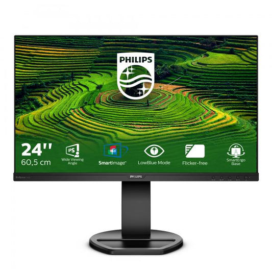 MONITOR PHILIPS 23.8 IPS VGA DVI HDMI PIVOT DP PHILIPS 241B8QJEB/00