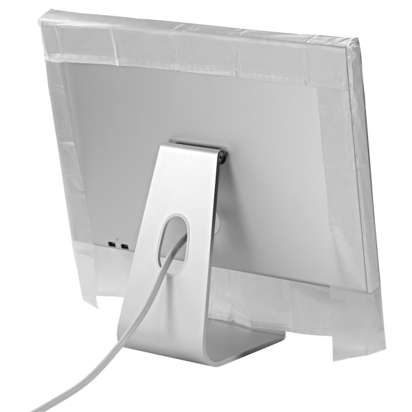 Hama 00113815 protezione antipolvere Copertura antipolvere per PC a schermo piatto Trasparente