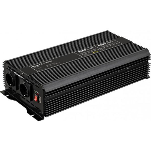 Goobay 58892 adattatore e invertitore 3000 W Nero
