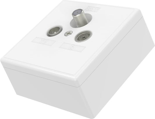 Hama Classic Line Universelle Antennendose SKITU, Enddose 0 dB, 10,20cm (4") 1 (00305099)