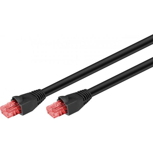 Goobay 55433 cavo di rete Nero 15 m Cat6 U/UTP (UTP)