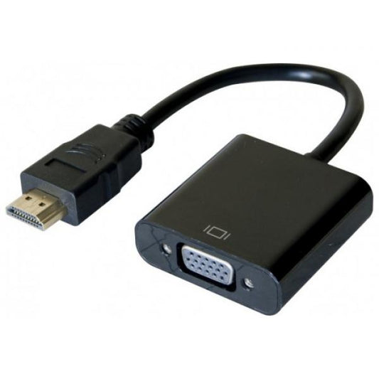 Hypertec 051221-HY cavo e adattatore video 0,13 m HDMI tipo A (Standard) VGA (D-Sub) Nero
