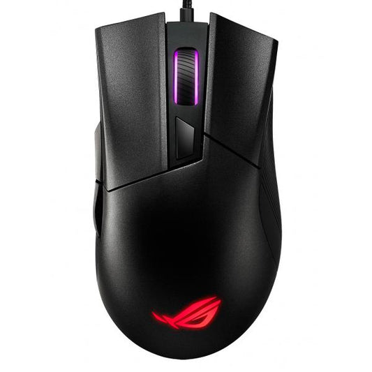 ASUS ROG Gladius II Core mouse USB tipo A Ottico 6200 DPI Mano destra