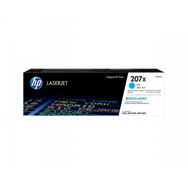 HP Cartuccia toner ciano originale LaserJet 207X ad alta capacità