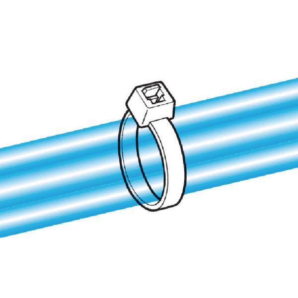 Hellermann Tyton T18I fascetta Poliammide Nero 100 pezzo(i)